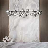 Ideal Lux Perlage Lampada a Sospensione con Diffusori Sferici