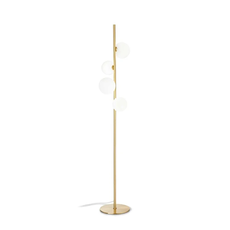 Ideal Lux Perlage Elegant Floor Lamp with Spherical Diffusers Ideal Lux Perlage Elegant Floor Lamp with Spherical Diffusers