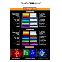 Insegna Luminosa Colorata al Neon THIS IS OUR HAPPY PLACE Insegna Luminosa Colorata al Neon THIS IS OUR HAPPY PLACE