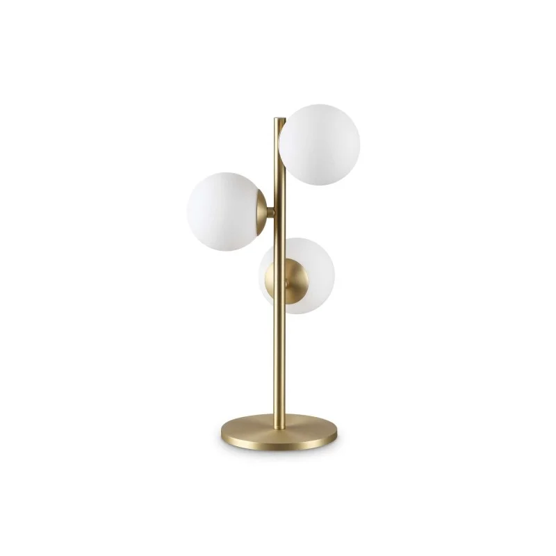 Ideal Lux Perlage Elegant Table Lamp with Spherical Diffusers Ideal Lux Perlage Elegant Table Lamp with Spherical Diffusers