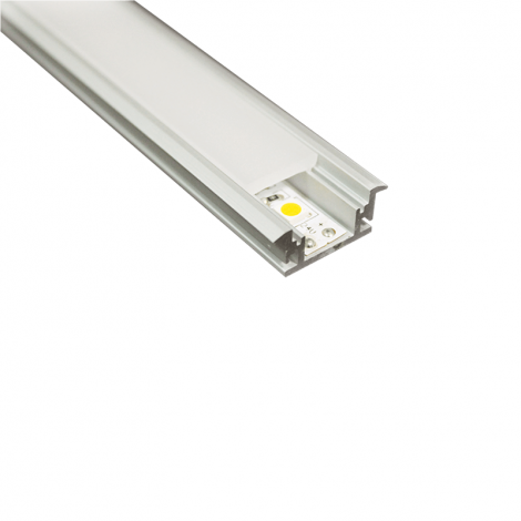 Lampo Walkable Recessed Aluminum Profile Kit 2 Meters For LED