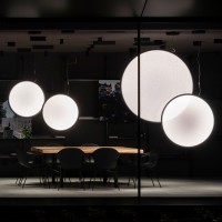 copy of Artemide Discovery Vertical 70 LED Suspension Lamp with App Management