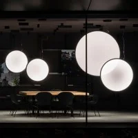 copy of Artemide Discovery Vertical 70 LED Suspension Lamp with App Management