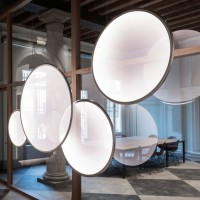 Artemide Discovery Vertical 140 LED Suspension Lamp with App