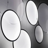 Artemide Discovery Vertical 140 LED Suspension Lamp with App
