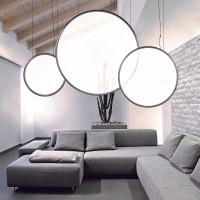 Artemide Discovery Vertical 140 LED Suspension Lamp with App
