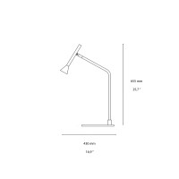 Ideal Lux Diesis Minimal Dimmable Led Table Lamp