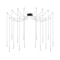 Ideal Lux Lucciola Led Suspension Lamp with Spherical Diffusers