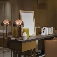 Flos Tatou T1 Table Lamp with Diffused Light in Polycarbonate