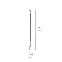 Ideal Lux Filo Minimal Floor Suspension Led Lamp