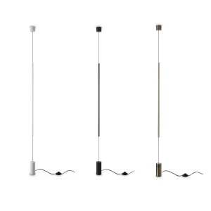 Ideal Lux Filo Lampada Led da Sospensione a Pavimento Minimal