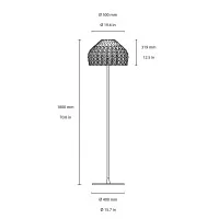 Flos Tatou F Lampada da Terra a Luce Diffusa in Policarbonato