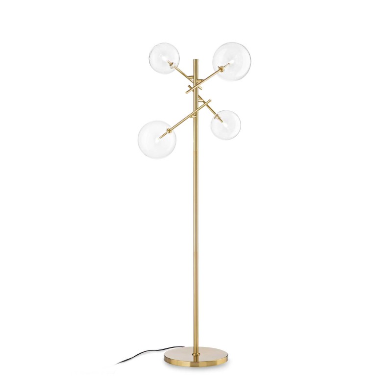 Ideal Lux Equinoxe Floor Lamp with Spherical Diffusers