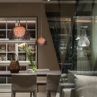 Flos Tatou S2 Large Suspension Lamp in Polycarbonate