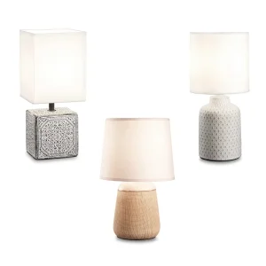 Ideal Lux Kalì Lampada da Tavolo con Decorazioni in Ceramica
