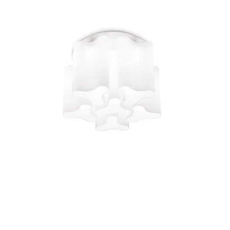 Ideal Lux Compo Ceiling Lamp with Blown Glass Diffusers