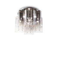 Ideal Lux Compo Ceiling Lamp with Blown Glass Diffusers