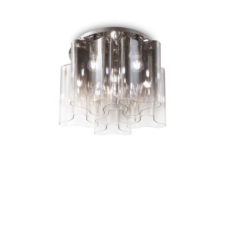 Ideal Lux Compo Ceiling Lamp with Blown Glass Diffusers Ideal Lux Compo Ceiling Lamp with Blown Glass Diffusers
