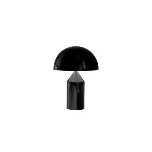 Oluce Atollo 238 Black Table Lamp with Direct and Reflected Light