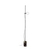 Ideal Lux Eva Lampada da Terra con Base in Marmo Circolare