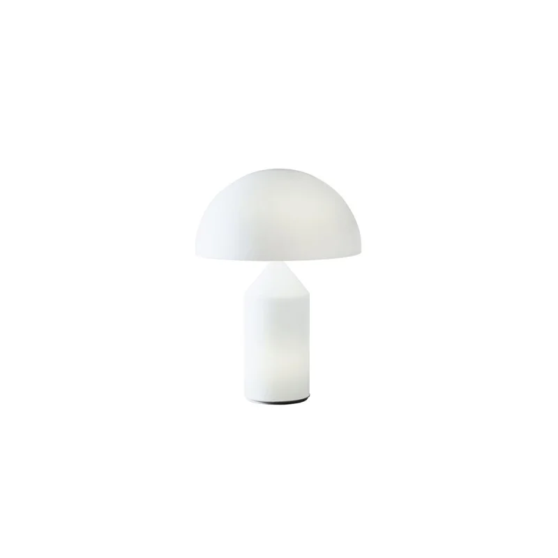 Oluce Atollo 236 Vetro Lampada da Tavolo a Luce Diretta e Riflessa Oluce Atollo 236 Vetro Lampada da Tavolo a Luce Diretta e Riflessa
