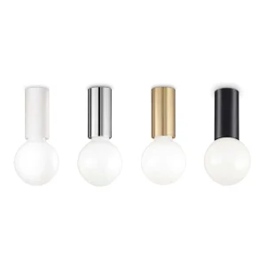 Ideal Lux Petit Modern Ceiling Lamp with Visible Lamp Holder