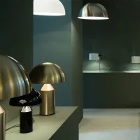 Oluce Atollo 239 Oro Lampada da Tavolo Dimmerabile Oluce Atollo 239 Oro Lampada da Tavolo Dimmerabile