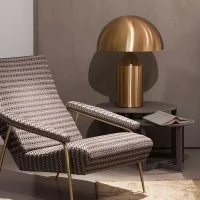 Oluce Atollo 239 Oro Lampada da Tavolo Dimmerabile Oluce Atollo 239 Oro Lampada da Tavolo Dimmerabile