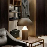 Oluce Atollo 239 Bronzo Lampada da Tavolo Dimmerabile