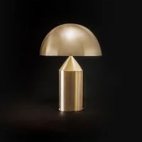 Oluce Atollo 233 Gold Table Lamp Dimmable Oluce Atollo 233 Gold Table Lamp Dimmable