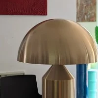 Oluce Atollo 233 Gold Table Lamp Dimmable Oluce Atollo 233 Gold Table Lamp Dimmable