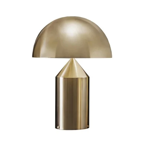 Oluce Atollo 233 Oro Lampada da Tavolo Dimmerabile