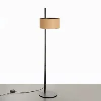 Oluce Parallel Lampada da Terra in Pelle per Interno