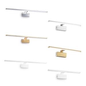 Ideal Lux Alma Led Wall Lamp with Fixed Horizontal Diffuser