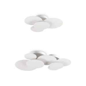 Ideal Lux Cloud Lampada da Parete o Soffitto Led a Forma di Nuvola