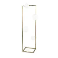 Ideal Lux Angolo Rectangular Floor Lamp with Spherical Diffusers Ideal Lux Angolo Rectangular Floor Lamp with Spherical Diffusers