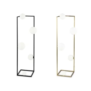 Ideal Lux Angolo Rectangular Floor Lamp with Spherical Diffusers