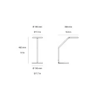 Artemide Vine Light Lampada LED da Tavolo Minimal Snodabile
