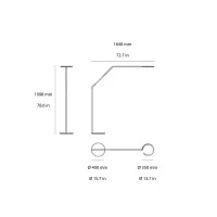 Artemide Vine Light Lampada LED da Terra Snodabile Gestione APP