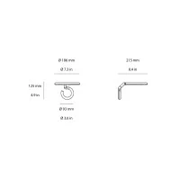 Artemide Vine Light Lampada LED da Parete Minimal Snodabile