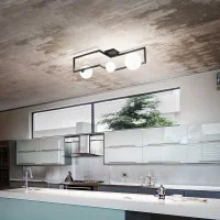 Ideal Lux Angolo Modern Ceiling Lamp with Sphere Diffusers