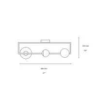 Ideal Lux Angolo Lampada da Soffitto Moderna con Diffusori a Sfera