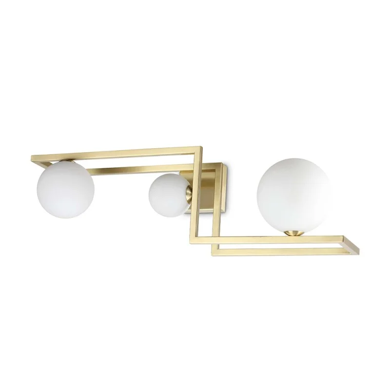 Ideal Lux Angolo Modern Ceiling Lamp with Sphere Diffusers Ideal Lux Angolo Modern Ceiling Lamp with Sphere Diffusers