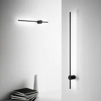 copy of Ideal Lux Colonna Minimal LED Floor Lamp in Metal