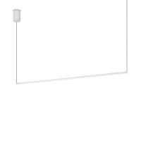 Ideal Lux Essence Minimal Horizontal Led Suspension Lamp in Aluminum
