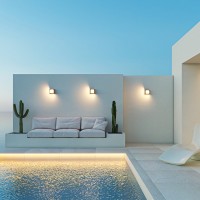 Beneito Faure Blis Lampada Led da Parete o Soffitto per Esterno