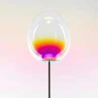 Artemide Stellar Nebula Lampada LED da Terra in Vetro Iridescente