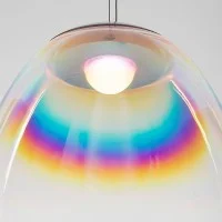 Artemide Stellar Nebula Lampada LED da Soffitto in Vetro Iridescente