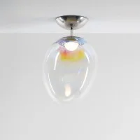Artemide Stellar Nebula LED Ceiling Lamp in Iridescent Glass