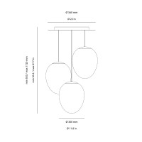 Artemide Stellar Nebula Lampada LED da Sospensione Cluster